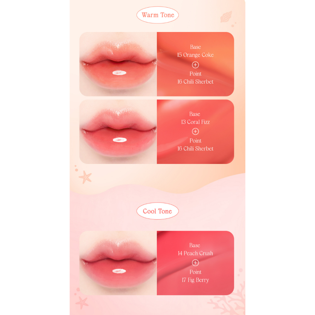Juicy Dewy Tint 17colors, Son Tint Juicy Dewy 17 Màu