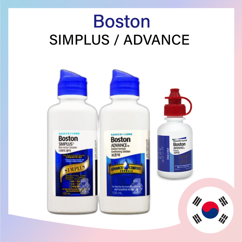 Dung dịch điều hòa Bausch & Lomb Boston Advance 120ml/Dung dịch Boston Simplus 120ml/Nước rửa boston Advance 30ml