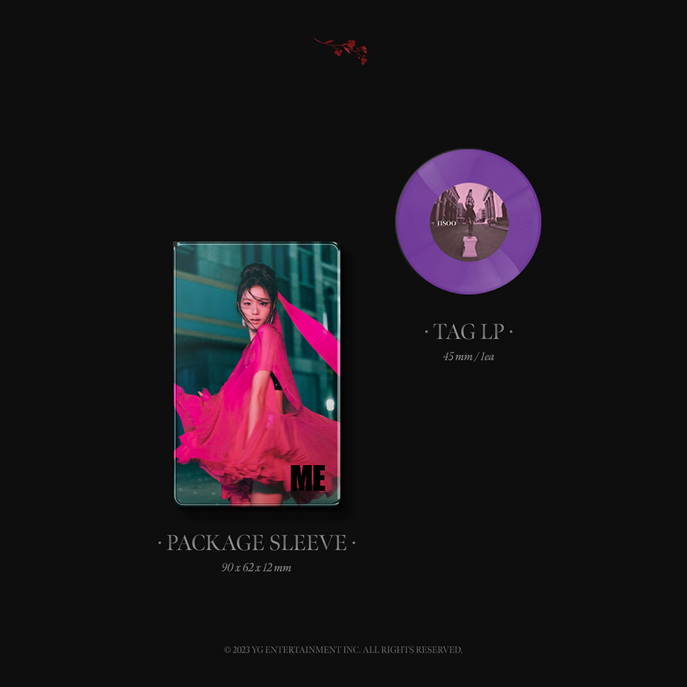 Album BLACKPINK JISOO đĩa đơn đầu tay ME phiên bản Tag lp
