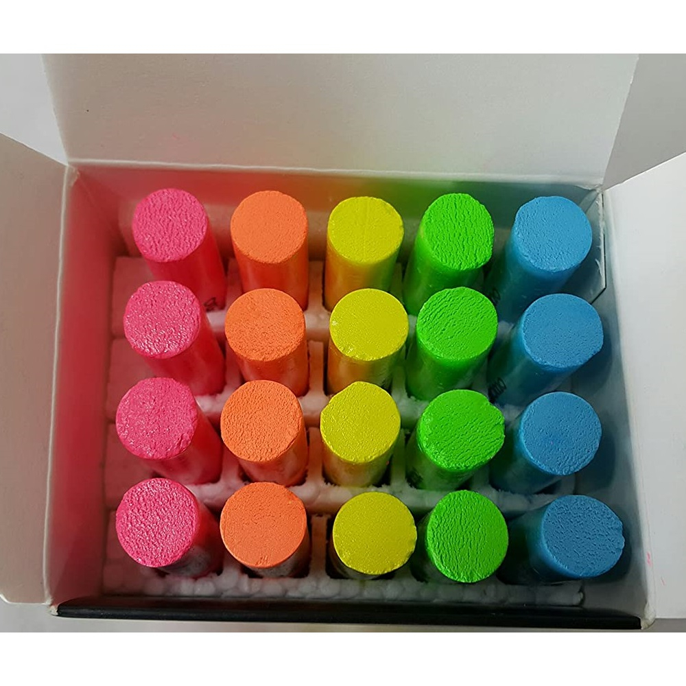 HAGOROMO Luminous Chalk 5color 5pcs or 20pcs, Được phủ đầy đủ và không có bụi, chất lượng tốt nhất thế giới được sản xuất tại Hàn Quốc