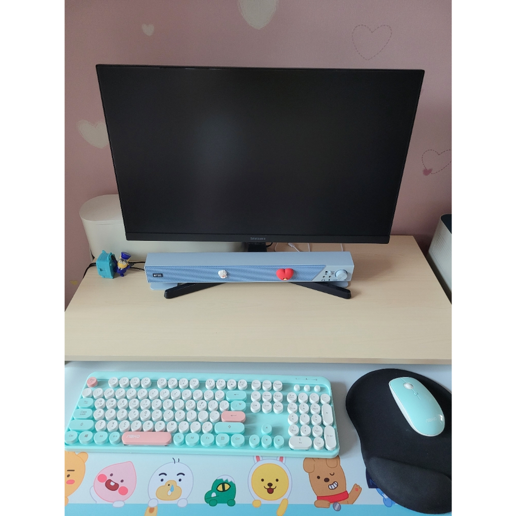 Loa máy tính để bàn BT21 Baby Little Buddy âm thanh sống động, đèn LED