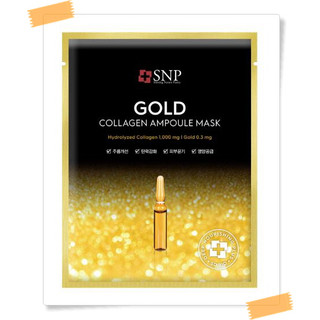 Mặt nạ ampoule collagen vàng snp chống nếp nhăn