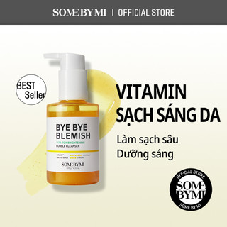 Sữa rửa mặt thải độc SOME BY MI vitamin tạo bọt sáng da Bye Bye Blemish Vita Tox Brightening Buble Cleanser 120g