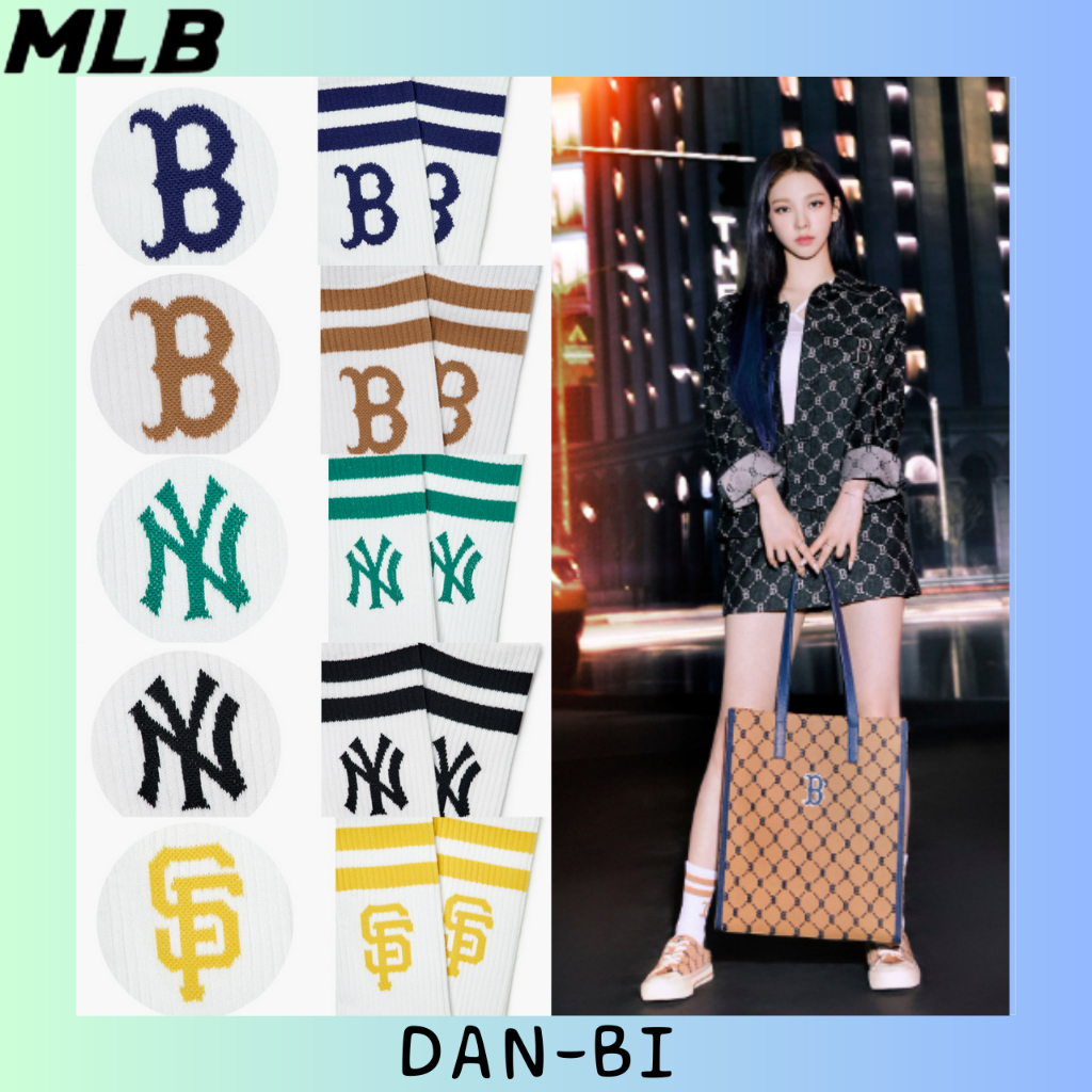 [MLB] Ổ CẮM LOGO LỚN 3TEAMS 6COLORS 2SIZE / [AESPA] KARINA PICK THỂ THAO HÀNG NGÀY