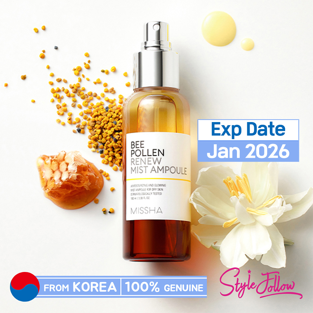❤️Áo Thun Mới 2023 Năm 2023❤️Tinh Chất Dưỡng Da Dạng Xịt Chiết Xuất Phấn Ong MISSHA 100ml