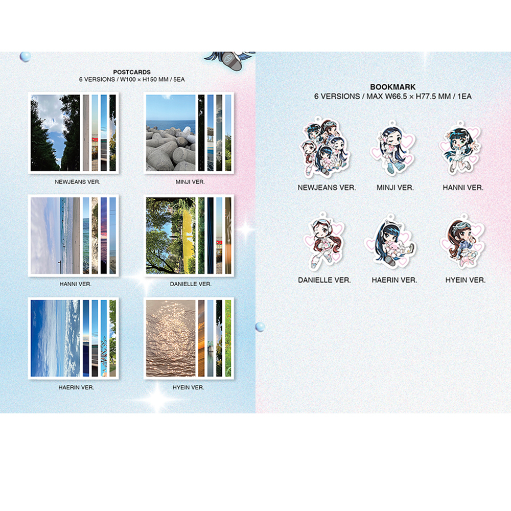 Album Hybe Labels newjeans no pob "Get up" phần 2 - phiên bản túi thỏ đi biển