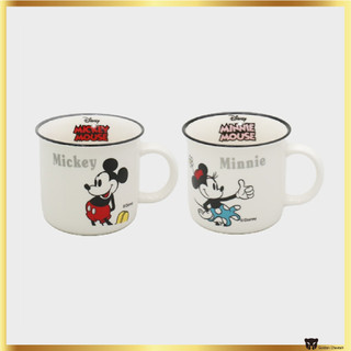 Disney mickey mouse & minnie mouse round mug
