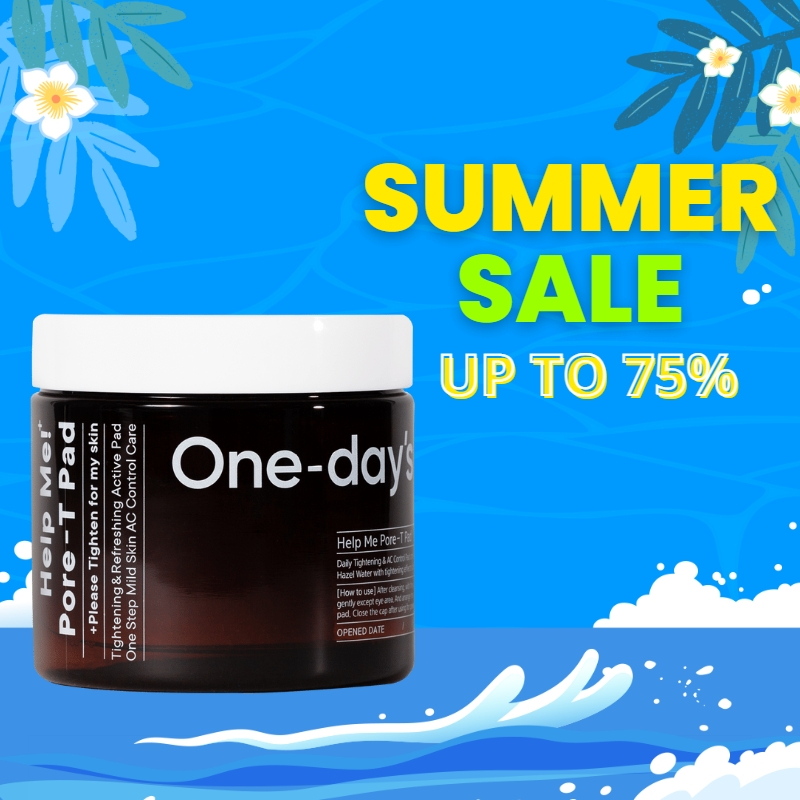 Bông Đắp Toner Pore-T ONE DAY'S YOU Thu Nhỏ Lỗ Chân Lông Làm Sạch Sâu Da (60 Miếng)