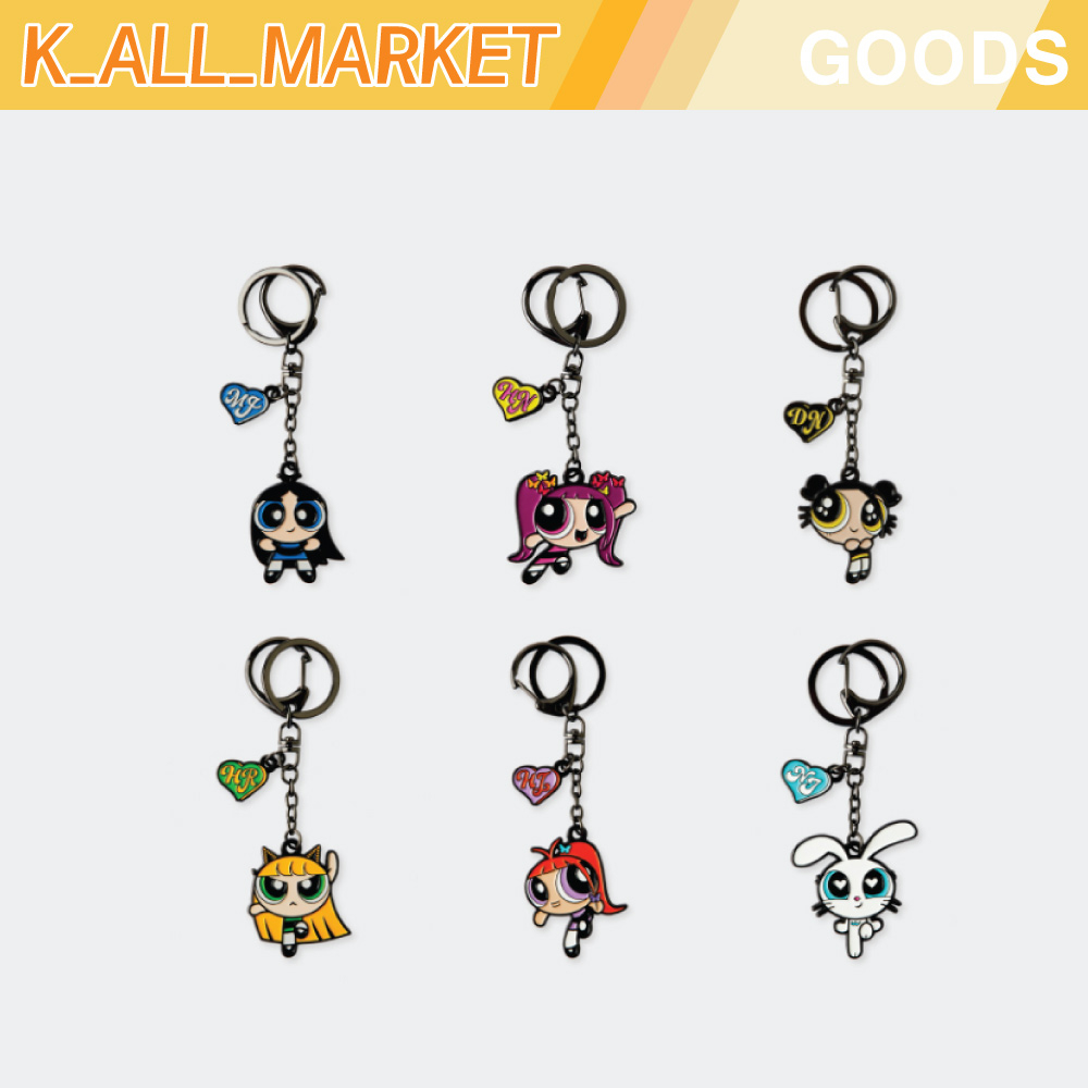 [Vận Chuyển Hôm Nay] newjeans the powerpuff girls x nj Móc Khóa Kim Loại