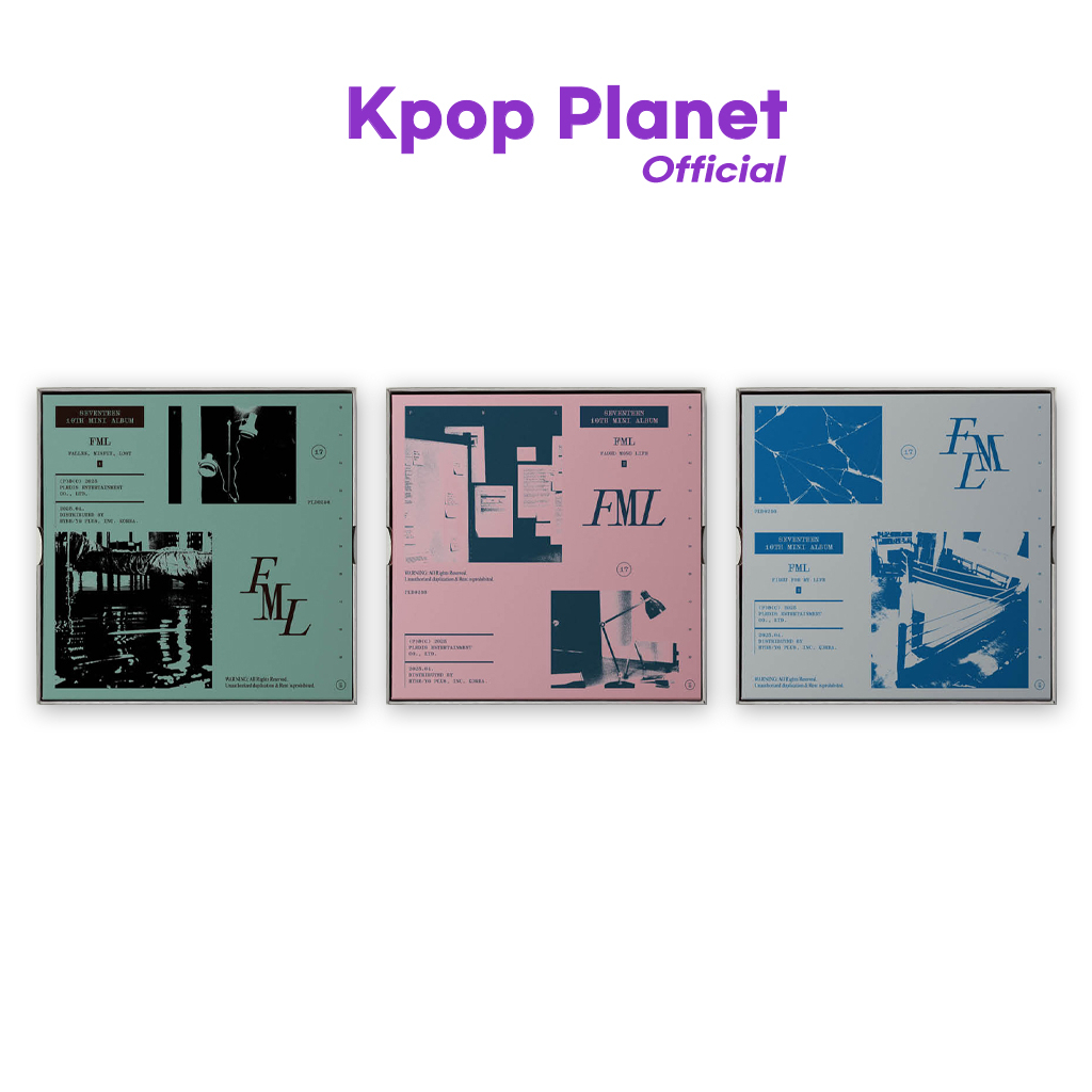 Mini album KPOP GOODS Hybe Labels SEVENTEEN - phiên bản 10 FML