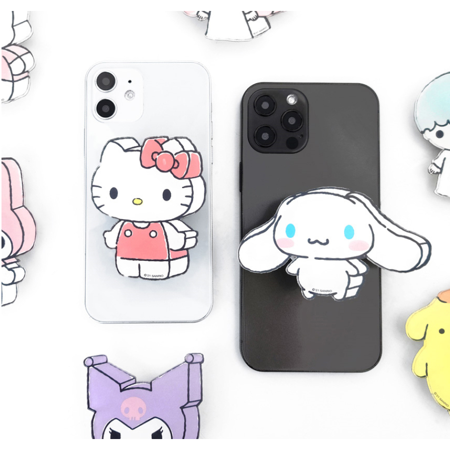 🇰🇷 Đây là size lớn, acrylic grip tok dễ thương hiệu Giá đỡ điện thoại nhanh