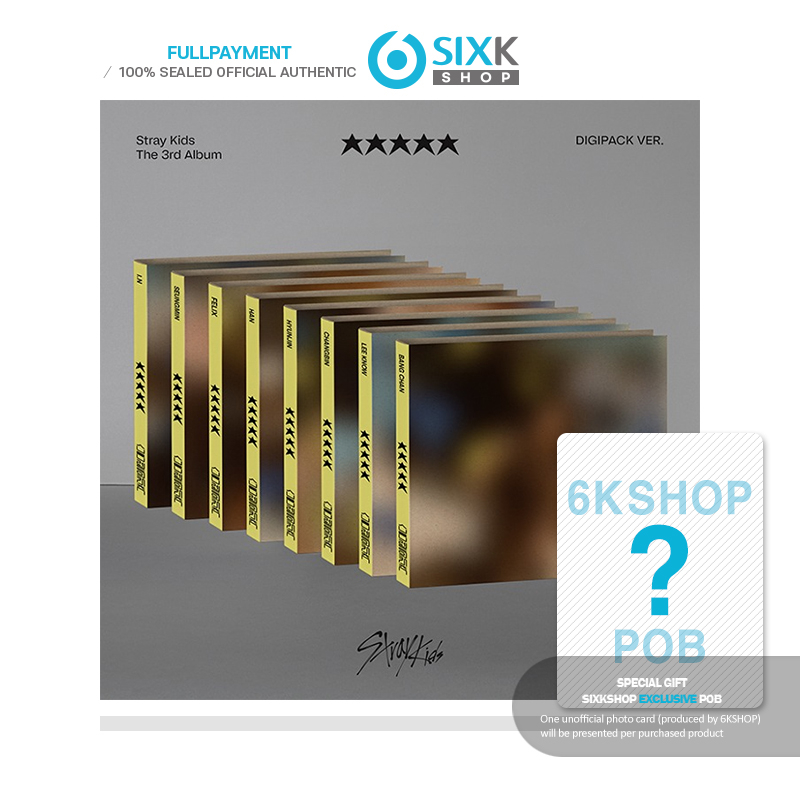 Album Stray Kids THE 3RD 5-STAR phiên bản digipack