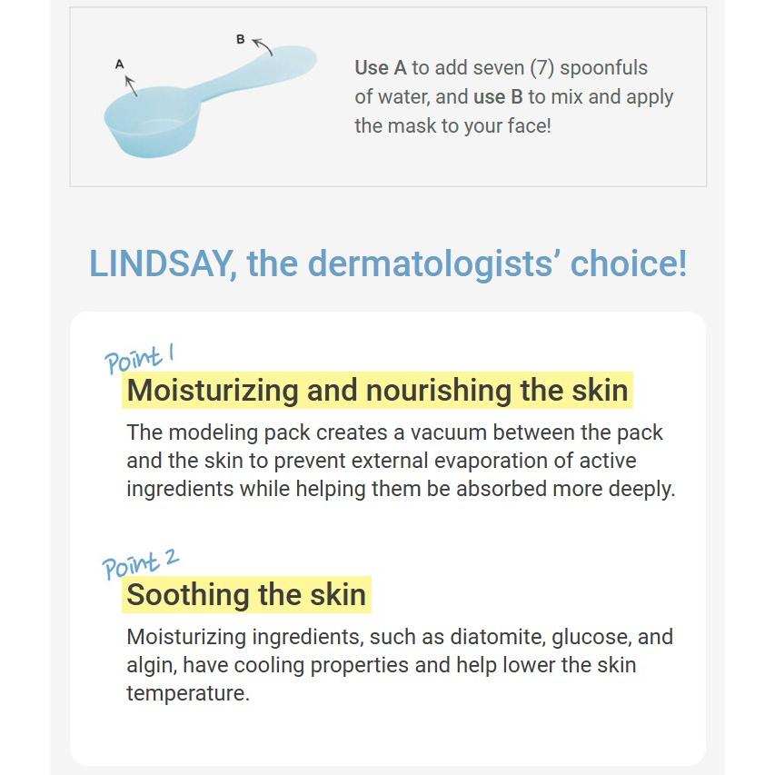 Mặt Nạ Dưỡng Da Lindsay 28g Chất Lượng Cao