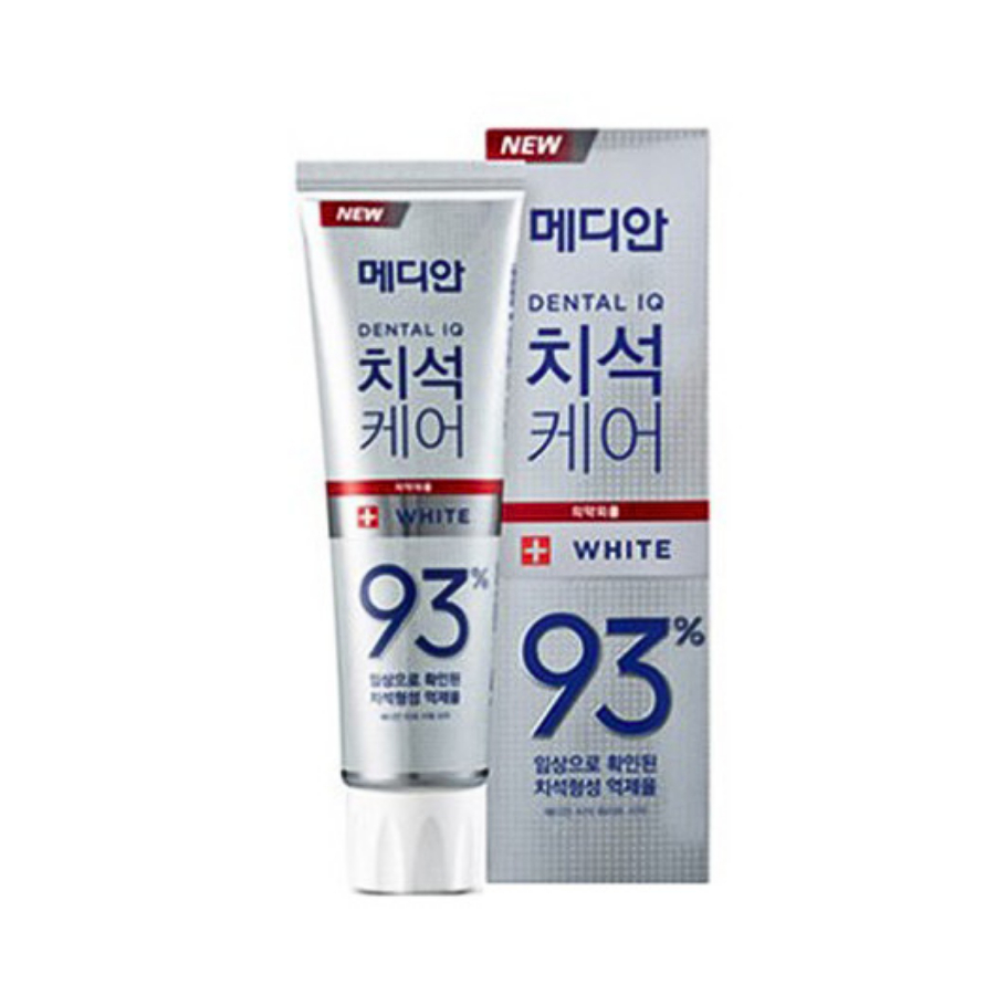 Set Kem đánh răng trắng sáng, ngừa sâu răng Median tartar care white toothpaste 120g