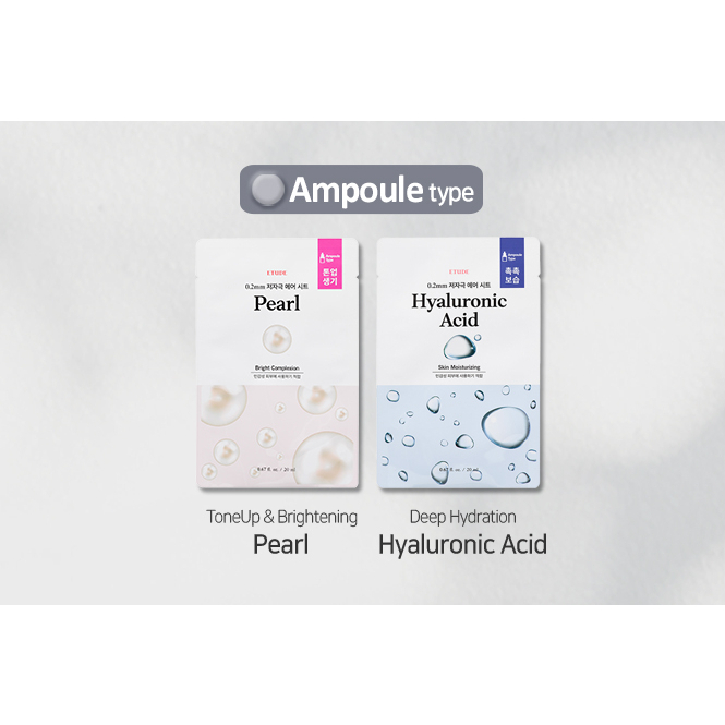 Set 5 Mặt Nạ Etude House 0.2 20ml Cao Cấp Chuyên Dụng