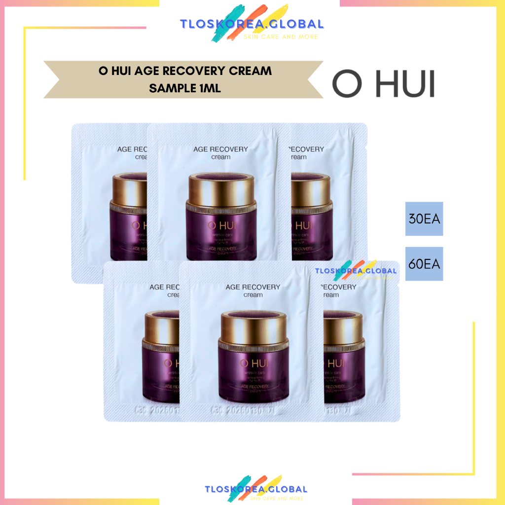 O hui age recovery cream 1ml 30EA 60EA anti aging wrinkle cream Kem Chống Lão Hóa Và Nếp Nhăn Phục Hồi Làn Da 1ml 30EA 60EA