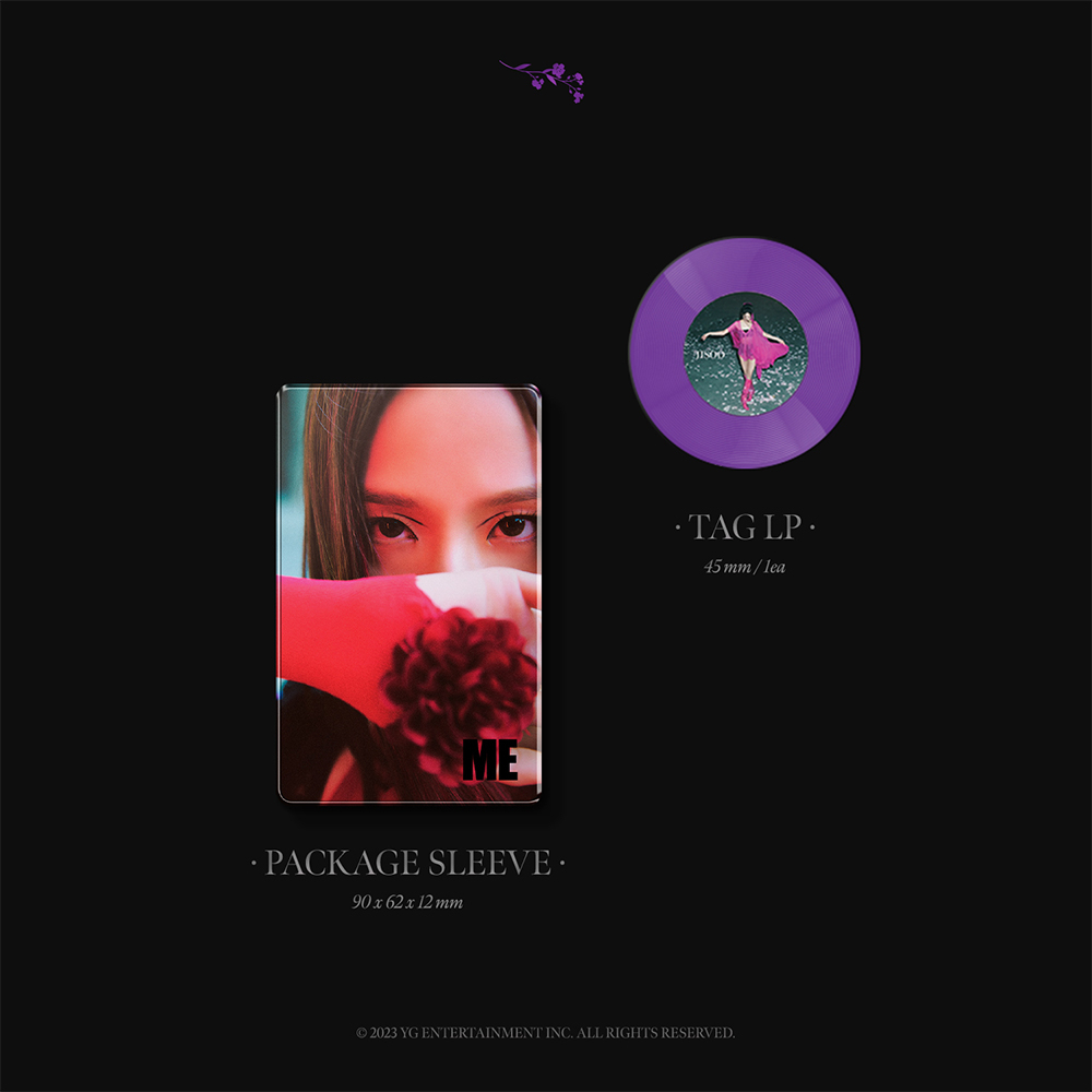 Album BLACKPINK JISOO đĩa đơn đầu tay ME phiên bản Tag lp