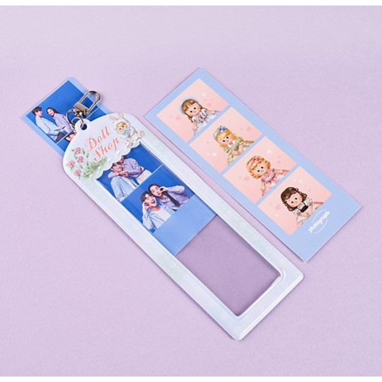 DAISO Móc Khóa Hàn Quốc / Hình 4 Cắt Hoa Cúc / Móc Khóa mini / Móc Khóa Hình Nhân Vật Gấu Và Búp Bê Dễ Thương