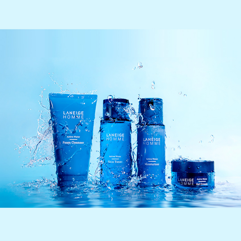 LANEIGE Homme Active Water Moisturizer Tinh Chất Cấp Nước 125ml Giúp Dưỡng Ẩm Cho Da Sau Khi Tắm