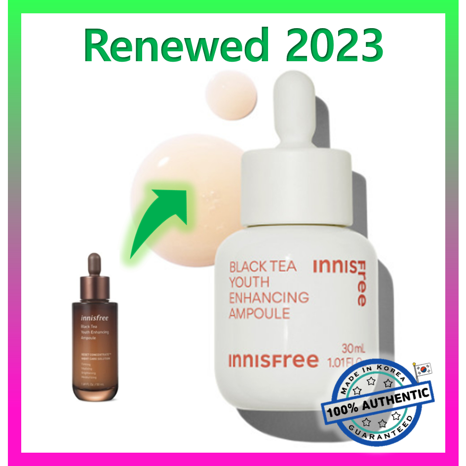 Tinh Chất Trà Đen innisfree / innisfree Black Tea Youth Enhancing Ampoule 30ml (2023 AD)