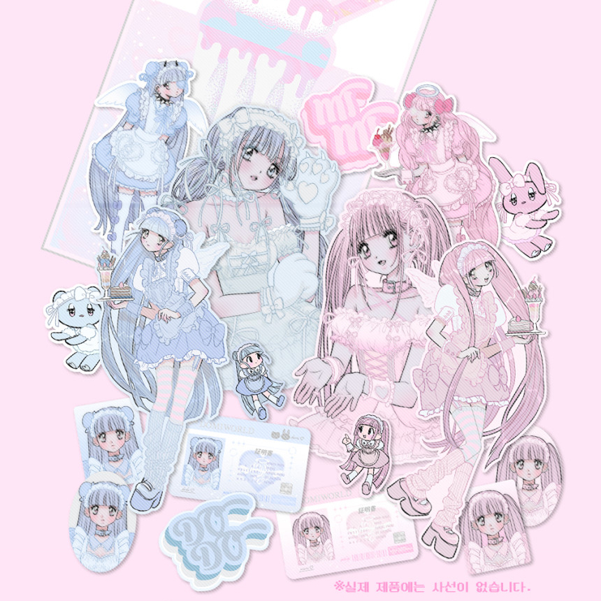 Bộ Hình Dán DOMI WORLD  DODO x MiMi Piece