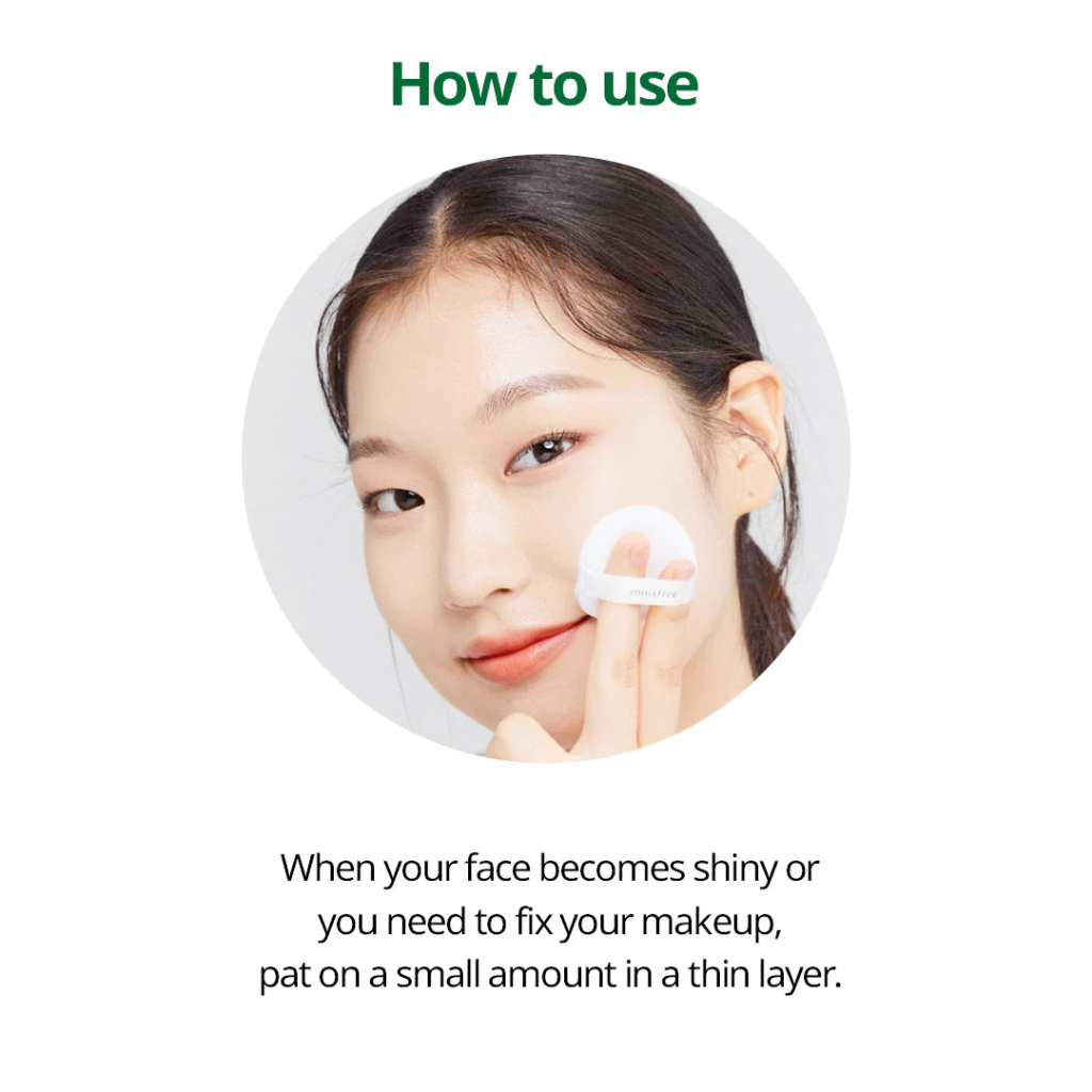 Phấn Khoáng INNISFREE No-Sebum Mineral Pact 8.5g / Powder 5g / Bột Khoáng AC 5g - Một Phấn Nén Thấm Hút Tốt Cho Da Mềm Và Da Mềm Mại