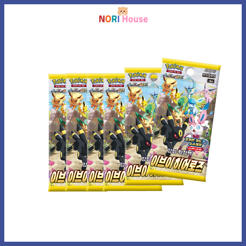 1 Gói Thẻ Bài Pokemon Sword & Shield Eevee Heroes