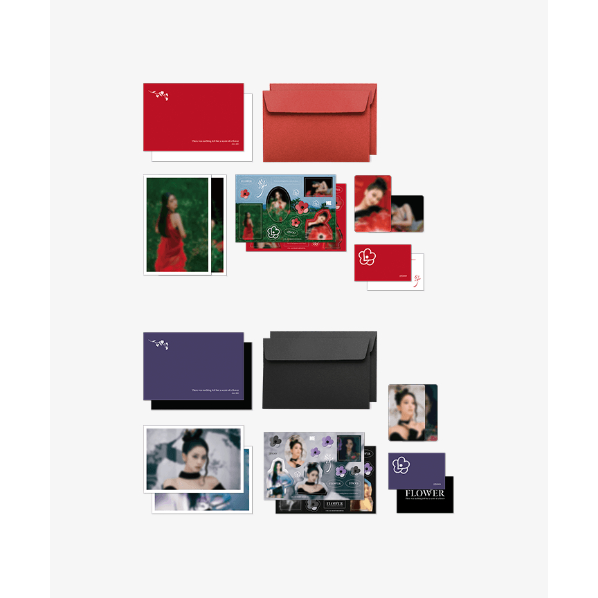 JISOO PHOTO LETTER SET