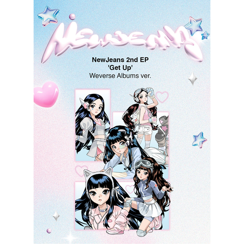 Album EP thứ 2 KPOP GOODS phiên bản nhãn Weverse Hybe NewJeans Get Up
