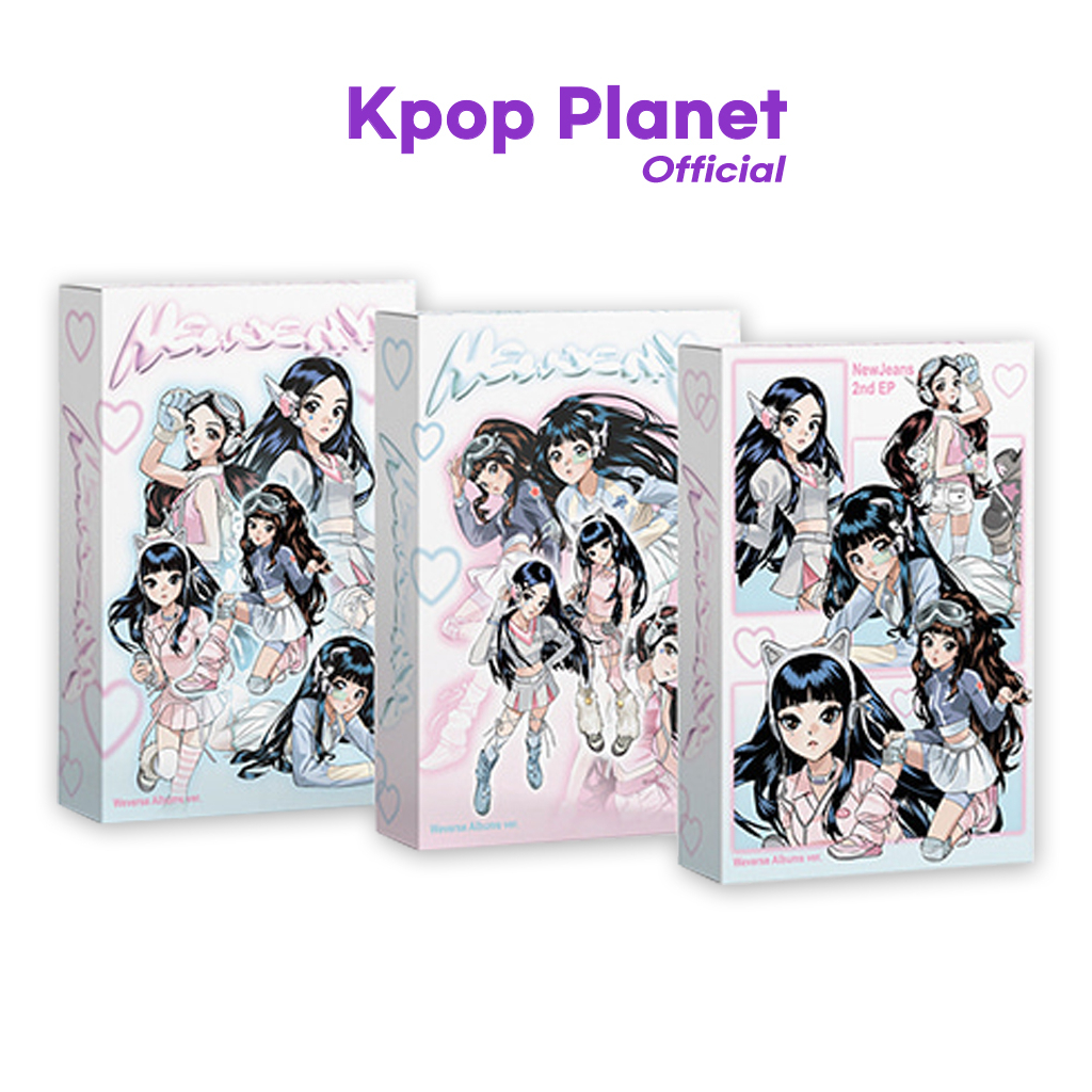 Album EP thứ 2 KPOP GOODS phiên bản nhãn Weverse Hybe NewJeans Get Up