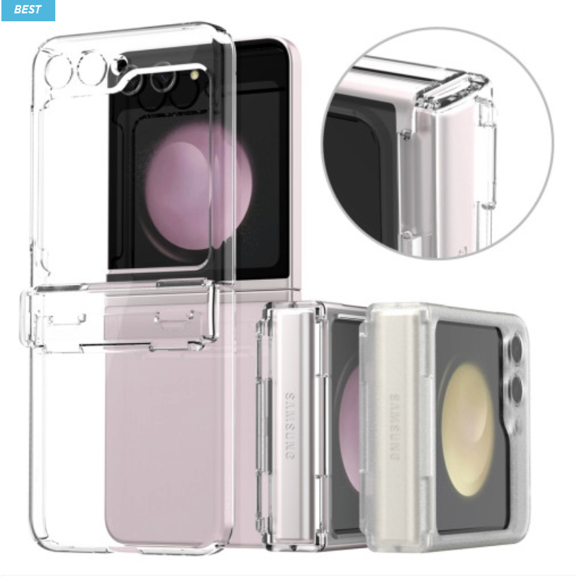 Ốp Điện Thoại Trong Suốt Bảo Vệ 360 Độ Cho galaxy z flip 5 / flip5 Mờ / matte