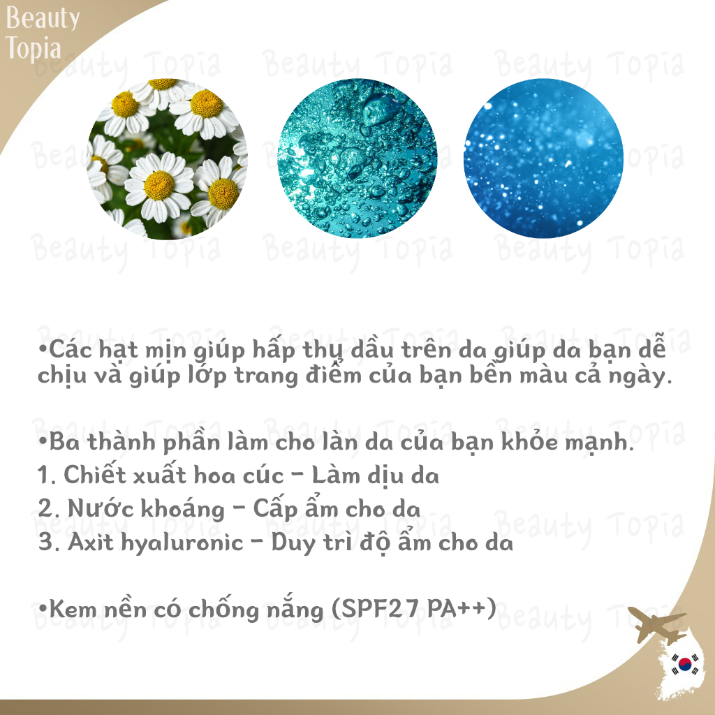 Amorepacific Be Ready kem nền nam Blue Foundation SPF27 PA ++ 35ml