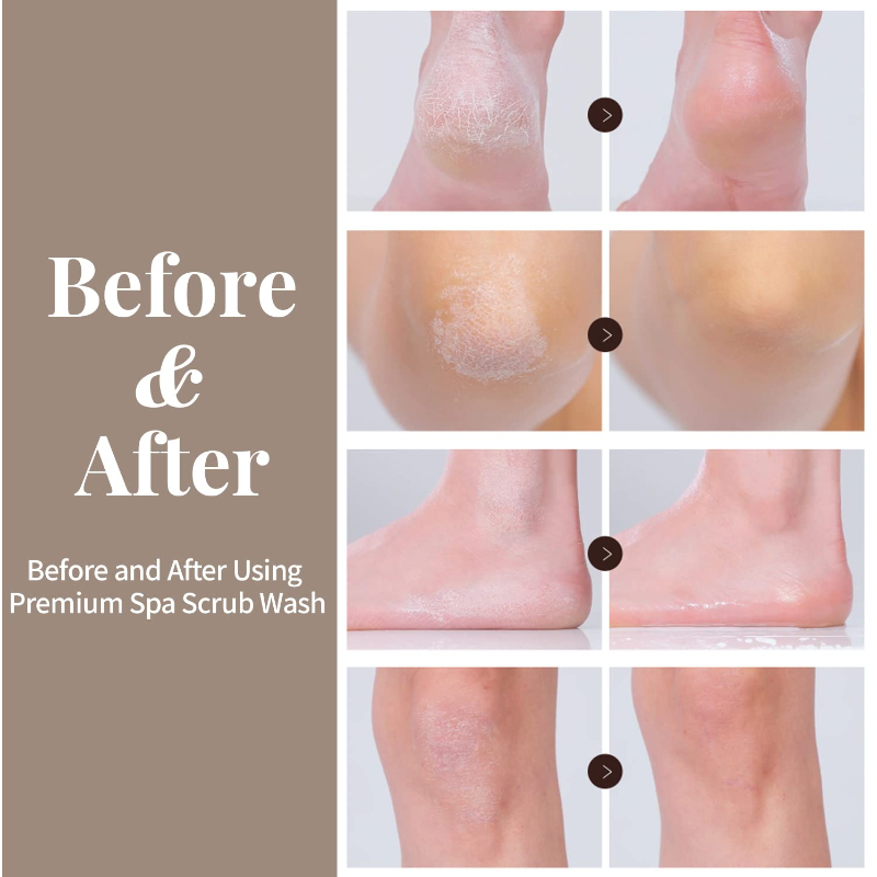 Sữa tắm tẩy da chết hương nước hoa Plu Premium Spa Scrub Body Wash 500ml