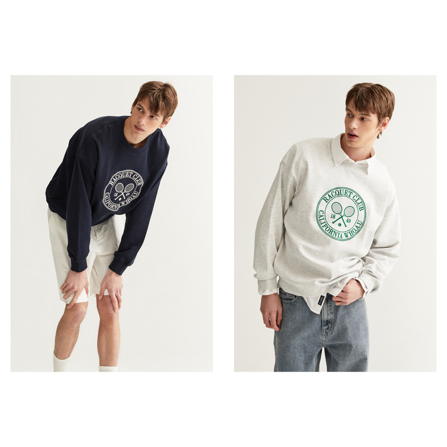 Áo Tennis Letter Sweatshirt (2 mặt) WHO.A.U WHMWD2321U