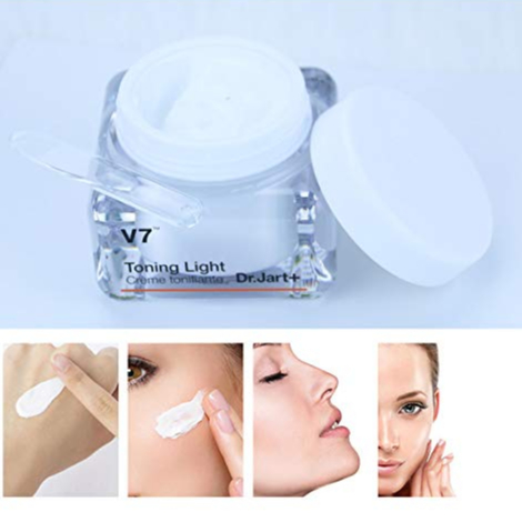 Kem Dưỡng Trắng Da Dr.Jart+ V7 Toning Light Cream 50ml + Một Món Quà Nhỏ