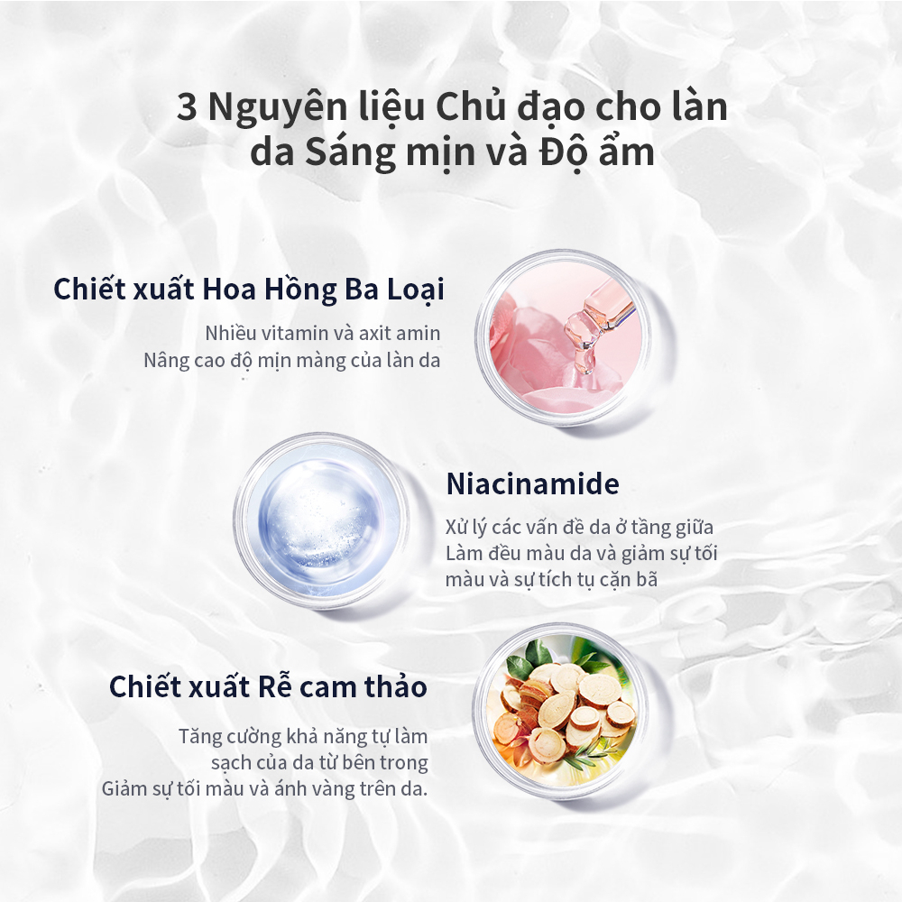 Mặt nạ dạng gel làm sáng và dưỡng ẩm chuyên sâu chống nếp nhăn làm săn chắc làn da HN Bulgarian Rose Spa Modelling Mask