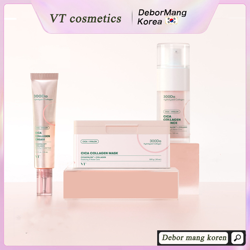 Bộ Tinh Chất collagen 3 Loại cica Dùng Làm Mặt Nạ + Kem Dưỡng Da