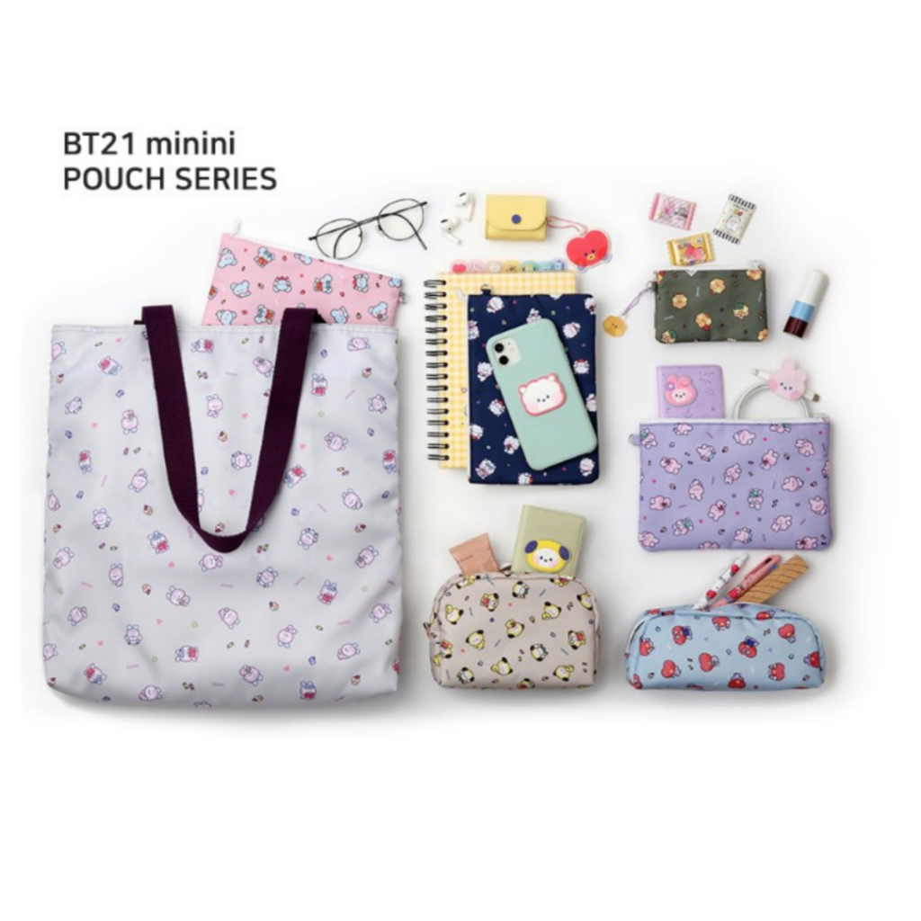 Bt21 minini pattern c-pocket pouch  - 6 ký tự