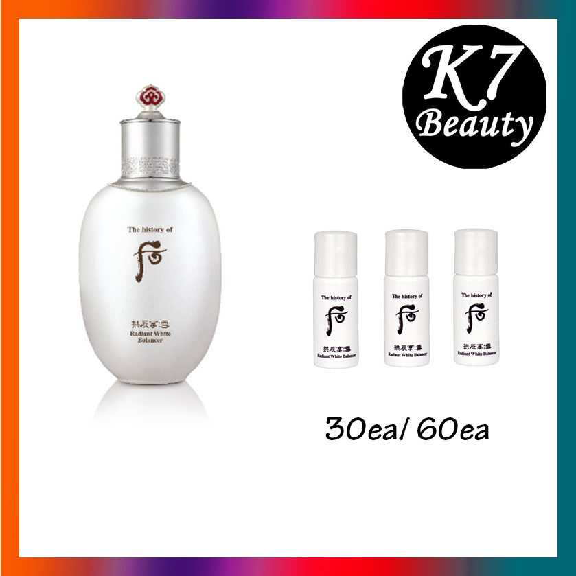 Gongjinhyang Seol Nước Hoa Hồng Cân Bằng Dưỡng Trắng 5ml 30 mẫu / 60 mẫu