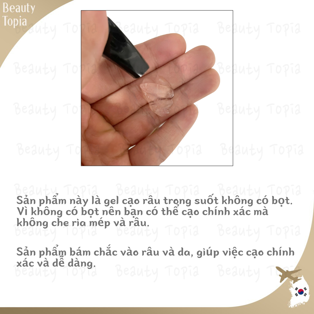 Lazy Society rau má gel cạo râu kem cạo râu Cica Shaving Gel 250ml