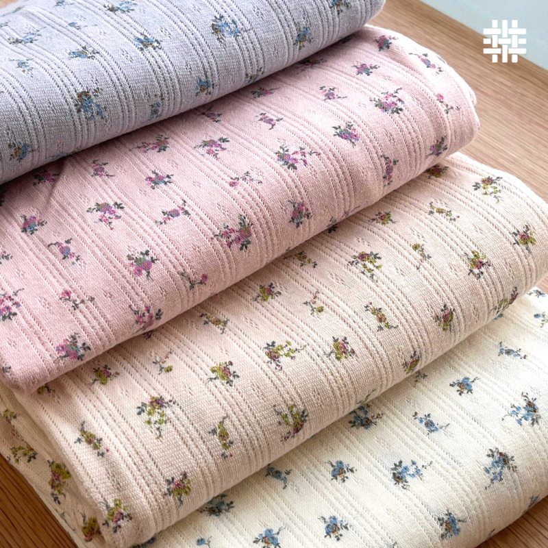 Vải jacquard cotton Hàn Quốc Cho Trẻ Em Và Nữ Trong Thời Tiết Nóng Bỏng Theink0260