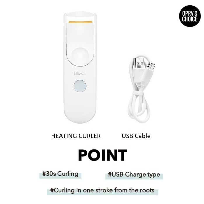 Máy Uốn Lông Mi Nhiệt  FILLIMILLI HEATING EYELASH CURLER