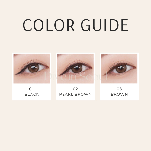 Kẻ mắt dạng Gel mỏng - 3 màu / 0,12g