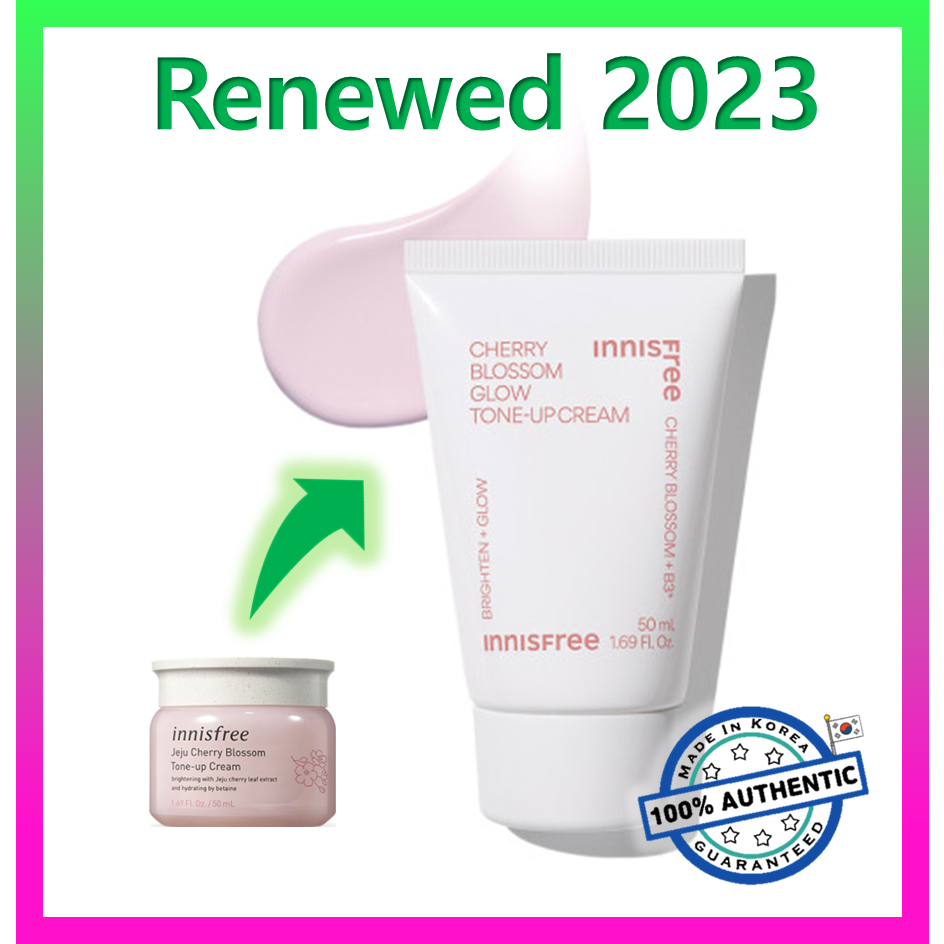 INNISFREE Kem Nâng Tông Da Chiết Xuất Hoa Anh Đào Jeju/ innisfree Cherry Blossom Tone-up Cream (2023 AD)