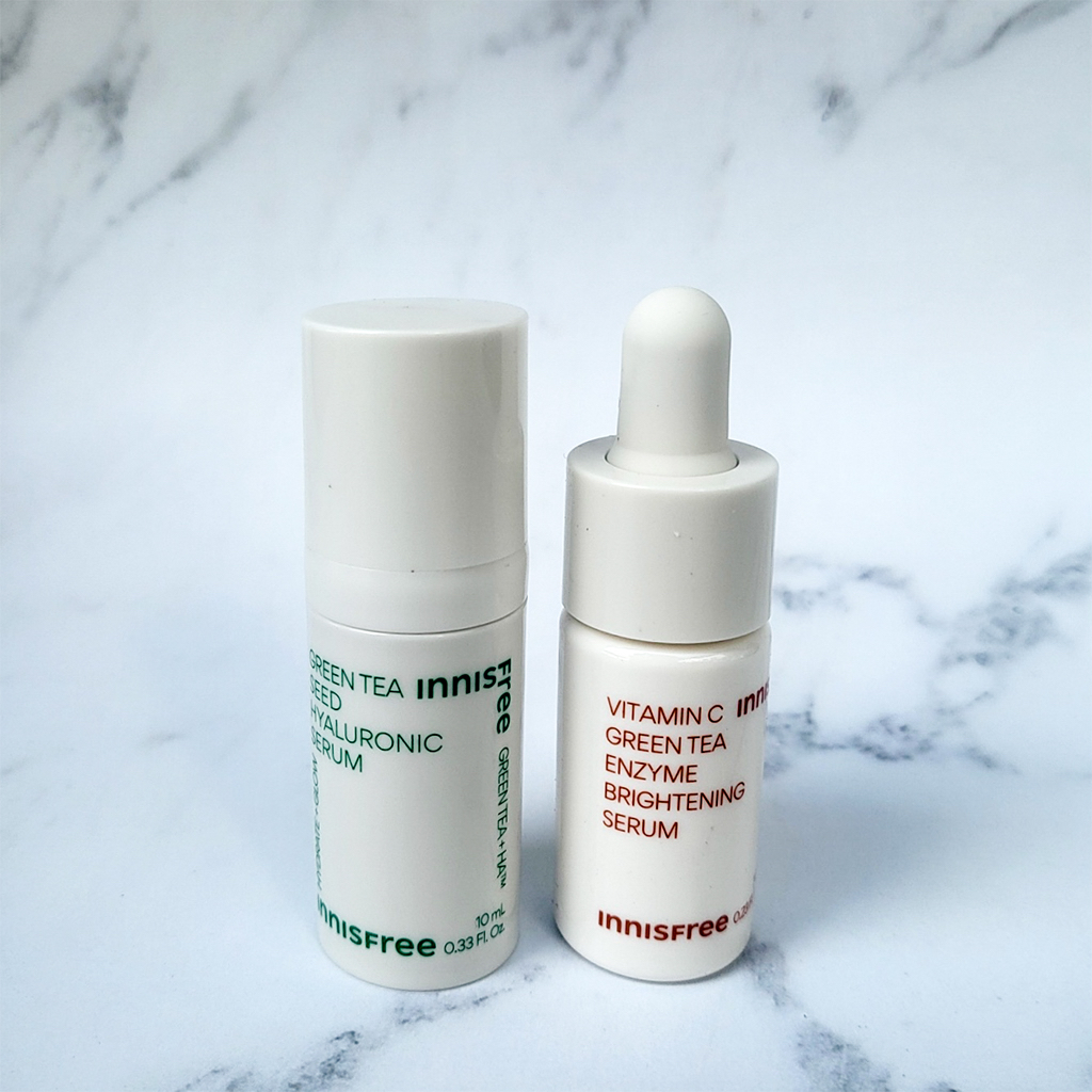 Innisfree vitamin c green tea enzyme duo kit