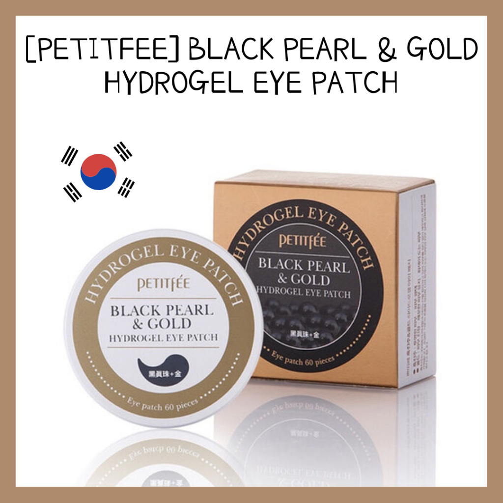 Set 60 Miếng Mặt Nạ Mắt Vàng Và Ngọc Trai Đen Hydrogel Hàn Quốc