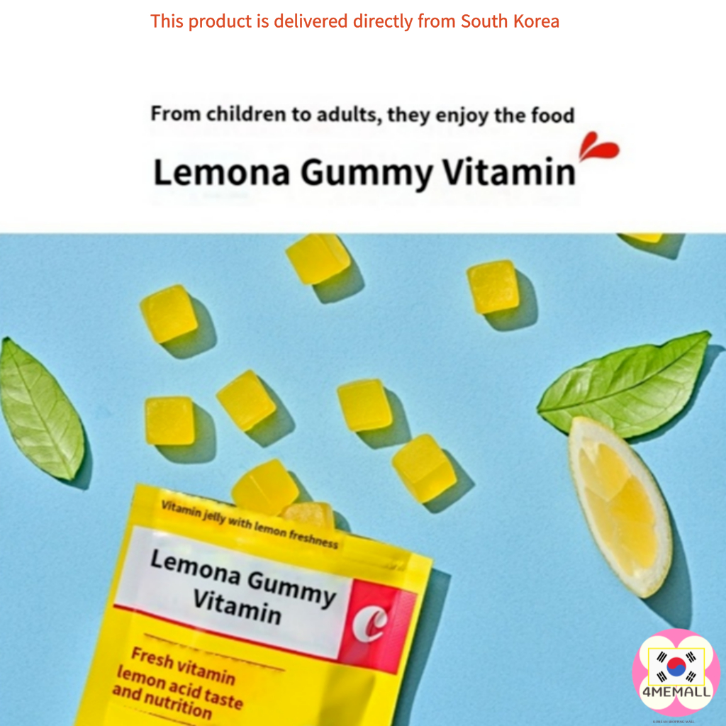 Hàn quốc lemona dr. Kẹo dẻo you gummy vitamin 43g 1p lemona vitamin jelly lemona vitamin candy 2p, 5p