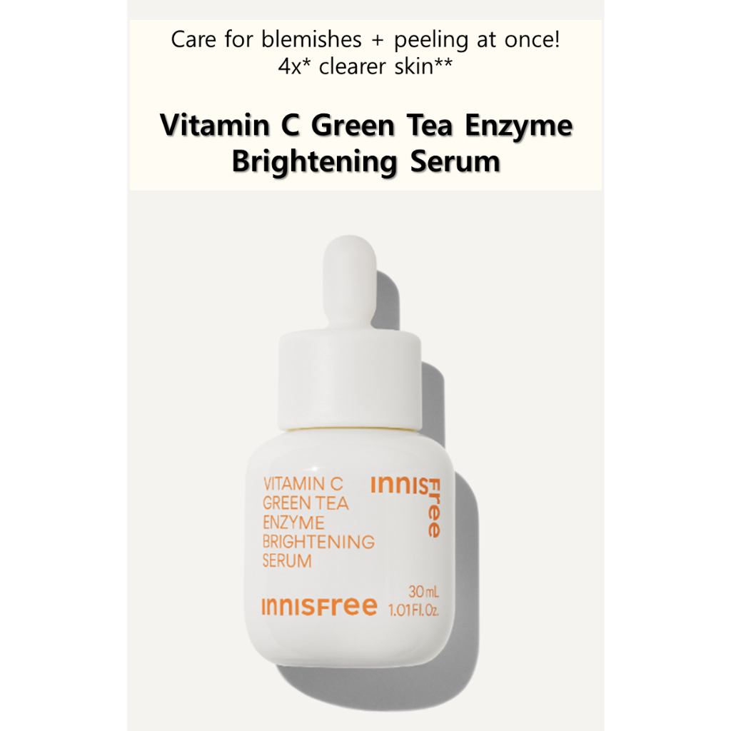 Serum Trà Xanh innisfree Vitamin C Làm Sáng Da / innisfree Vitamin C Green Tea Enzyme Brightening Serum 30mL