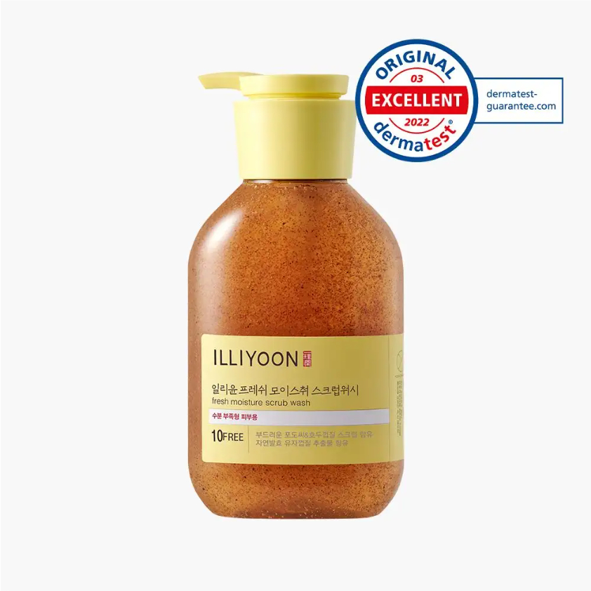 Sữa tắm tẩy da chết body Illiyoon Fresh Moisture Scrub Wash 400ml