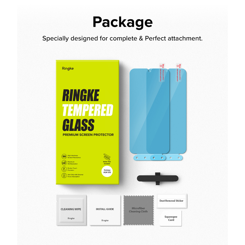 RINGKE Kính Cường Lực Bảo Vệ Màn Hình Cho Galaxy A34 5G